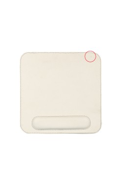 LONDO (MS-8) DERİ MOUSE PAD BİLEK DESTEKLİ RAHATLATICI SÜNGERLİ - BEYAZ