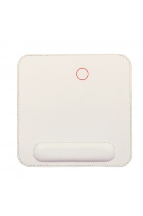 LONDO (PAX-31) DERİ MOUSE PAD BİLEK DESTEKLİ RAHATLATICI SÜNGERLİ - BEYAZ