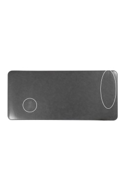 LONDO (MXL-33) XL SUNİ DERİ MOUSEPAD - GRİ