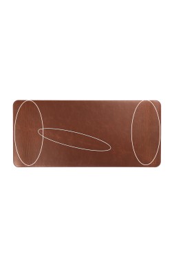 LONDO (MXL-105) XL SUNİ DERİ MOUSEPAD - KAHVERENGİ