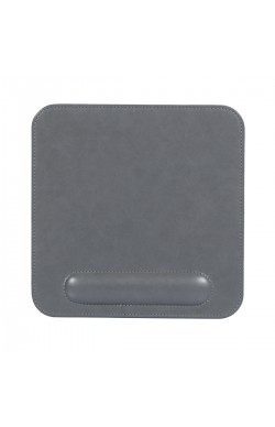 LONDO ( MS219 ) DERİ MOUSE PAD BİLEK DESTEKLİ RAHATLATICI SÜNGERLİ - GRİ