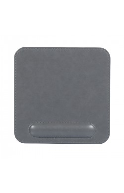 LONDO ( MS219 ) DERİ MOUSE PAD BİLEK DESTEKLİ RAHATLATICI SÜNGERLİ - GRİ