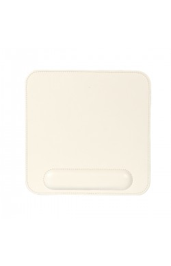 LONDO ( MS232 ) DERİ MOUSE PAD BİLEK DESTEKLİ RAHATLATICI SÜNGERLİ - BEYAZ