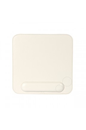 LONDO ( MS238 ) DERİ MOUSE PAD BİLEK DESTEKLİ RAHATLATICI SÜNGERLİ - BEYAZ