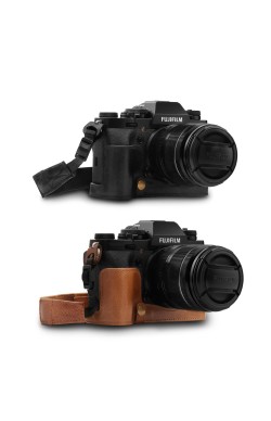 MegaGear Fujifilm X-T3 (Tek Dip) Hakiki Deri Fotoğraf Makinesi Kılıfı