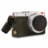 MegaGear Leica D-Lux 7, D-Lux, Typ 109 (Tek Dip) Hakiki Deri Fotoğraf Makinesi Kılıfı
