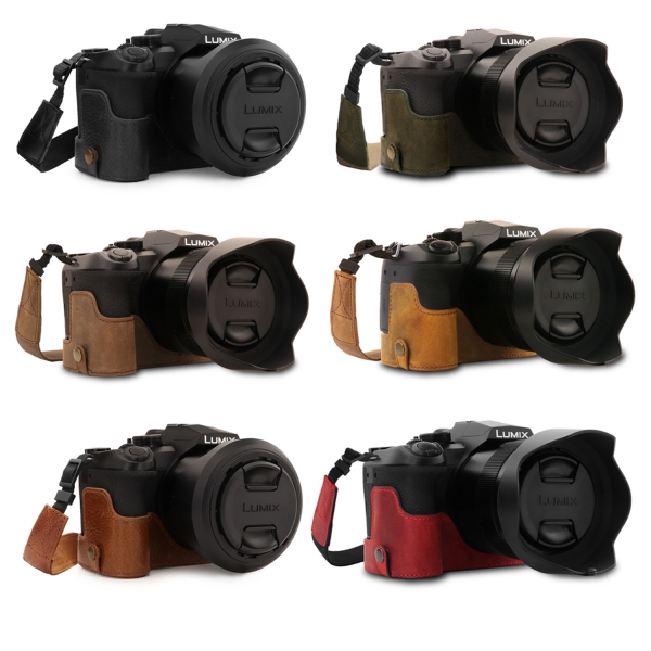 MegaGear Leica V-Lux5, Panasonic Lumix DC-FZ1000 II Tek Dip Fotoğraf Makinesi Kılıfı