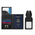 Otto Angelino Hakiki Deri Pasaport ve Seyahat Cüzdanı RFID Korumalı