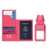 Otto Angelino Hakiki Deri Pasaport ve Seyahat Cüzdanı RFID Korumalı