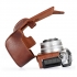 MegaGear Nikon Z fc ile Uyumlu Hakiki Deri Kamera Kılıfı