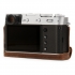 MegaGear Fujifilm X100V Tek Dip Hakiki Deri Fotoğraf Makinesi Kılıfı