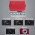 MegaGear Sony Cyber-Shot Dsc-Hx80 Yatay Suni Deri Fotoğraf Makinesi Kılıfı