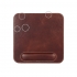 LONDO (MD-802) HAKİKİ DERİ MOUSE PAD BİLEK DESTEKLİ RAHATLATICI SÜNGERLİ - KAHVERENGİ