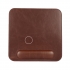 LONDO (MS-908) DERİ MOUSE PAD BİLEK DESTEKLİ RAHATLATICI SÜNGERLİ - KAHVERENGİ