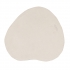 LONDO (MS-946) OVAL DERİ MOUSEPAD BİLEK DESTEKLİ RAHATLATICI SÜNGERLİ - BEYAZ
