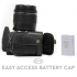 MegaGear Suni Deri Kamera Kılıfı (Tek Dip) Nikon D5600, D5500 Uyumludur