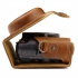 MegaGear Canon Powershot SX730 HS Suni Deri Fotoğraf Makinesi Kılıfı