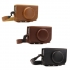 MegaGear Canon Powershot SX730 HS Suni Deri Fotoğraf Makinesi Kılıfı