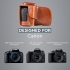 MegaGear Canon T7i 760D Kiss X9i 8000D için Gerçek Deri Fotoğraf Makinesi Kılıfı