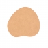 LONDO (MS-79) OVAL DERİ MOUSEPAD BİLEK DESTEKLİ RAHATLATICI SÜNGERLİ - KAHVERENGİ