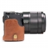 MegaGear Sony Alpha A6500 (16-70 mm) Gerçek Deri Fotoğraf Makinesi Kılıfı