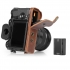MegaGear Fujifilm X-T5 (16-80mm) ile Uyumlu Hakiki Deri Fotoğraf Makinesi Kılıfı