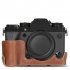 MegaGear Fujifilm X-T5 (16-80mm) ile Uyumlu Hakiki Deri Fotoğraf Makinesi Kılıfı