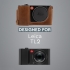 MegaGear Leica TL2, TL (Tek Dip) Hakiki Deri Fotoğraf Makinesi Kılıfı