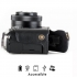 MegaGear Panasonic Lumix GX85  DMC-GX80 (12-32mm) Suni Deri Fotoğraf Makinesi Kılıfı