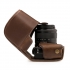 MegaGear Canon EOS M100 (15-45mm) Suni Deri Fotoğraf Makinesi Kılıfı