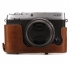 MegaGear Fujifilm X-E3 (23mm / 18-55mm) Gerçek Deri Fotoğraf Makinesi Kılıfı