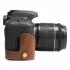MegaGear Canon EOS T6s, T6i, 750D, 8000D Suni Deri Fotoğraf Makinesi Kılıfı