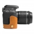 MegaGear Canon EOS T6s, T6i, 750D, 8000D Suni Deri Fotoğraf Makinesi Kılıfı